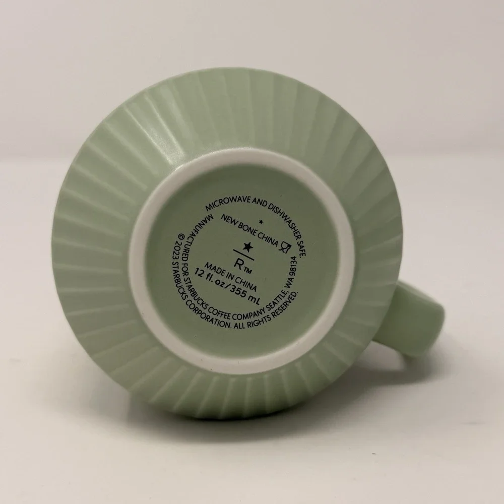 Starbucks Reserve‎ Roastery Tokyo Microblend Pleated Mug Green 355ml New w/ Box